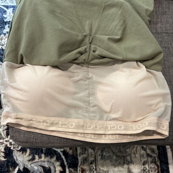 OGL Top Size 2XL Built In Padded Bra Long Sleeve Green Color NWT - Picture 5 of 5